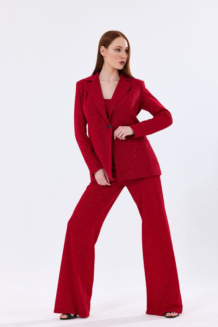 SNS Sense Bordeaux Glittery 3-Piece Suit - Châteauguay