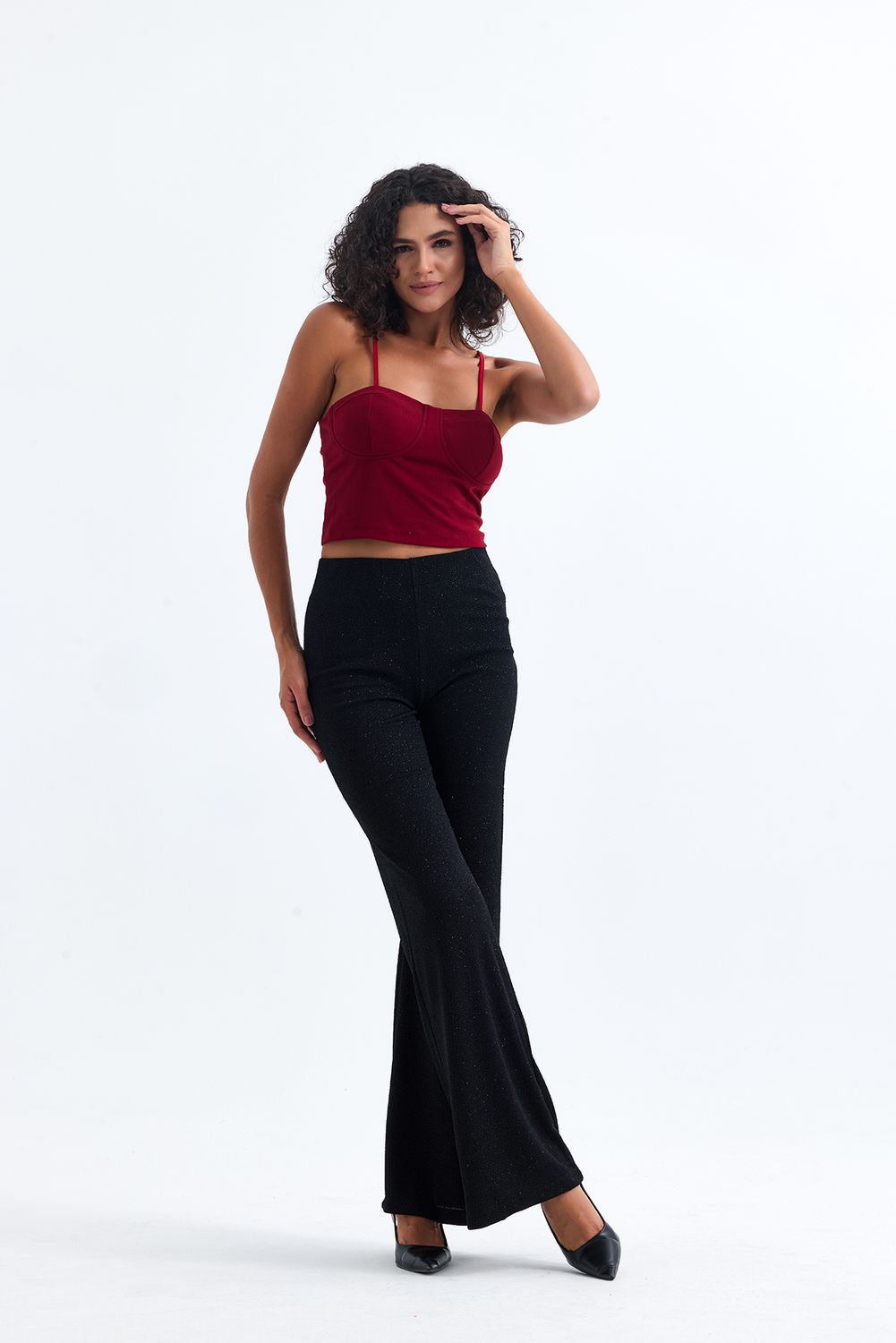 SNS Sense Dark Red Bustier with Gloplu Lining - Sale