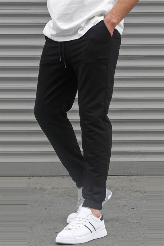 MDX Black Basic Elastic Waist Men's Sweatpants 5494 - Derry