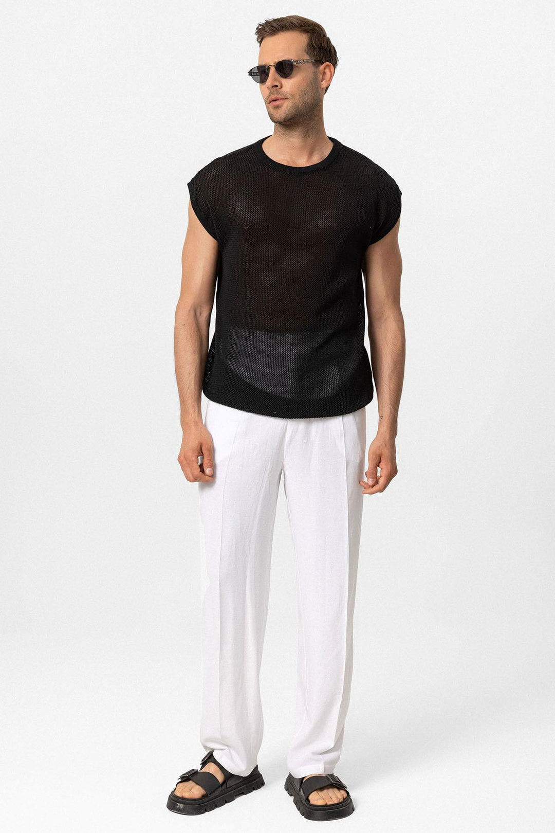 ANT Sleeveless Openwork Men's T-Shirt - Charleston