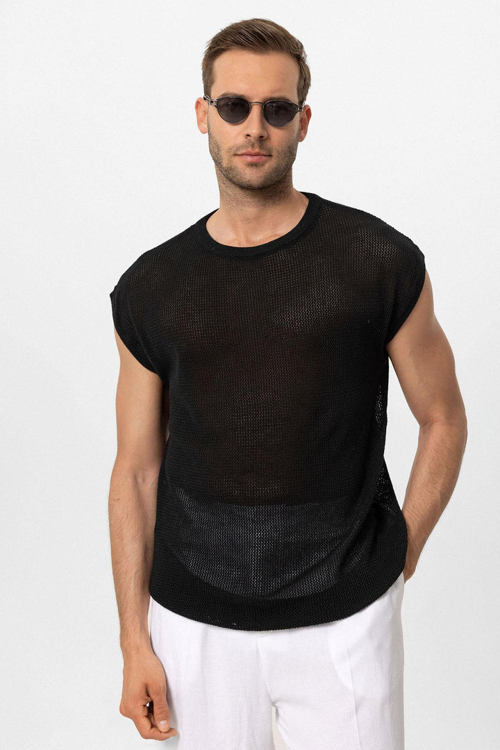 ANT Sleeveless Openwork Men's T-Shirt - Charleston