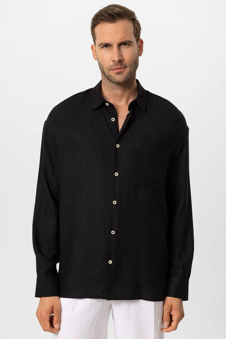 ANT Oversized Long Sleeve Men's Shirt - Oswego