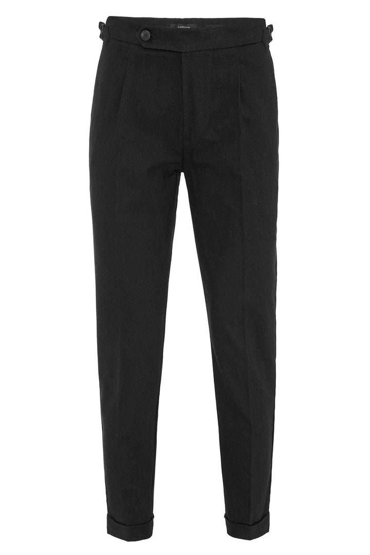 ANT High Waist Pleated Double Leg Men's Trousers - Chiclana de la Frontera