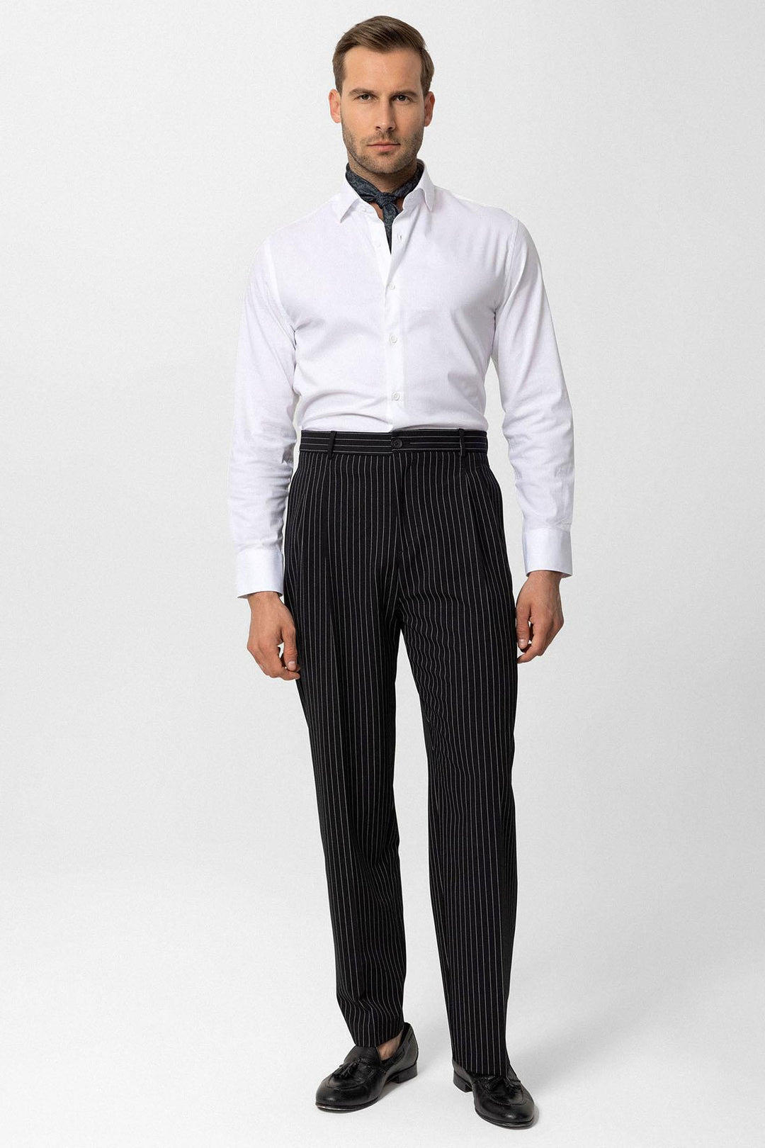 ANT High Waist Relax Fit Striped Men's Pants - West Des Moines