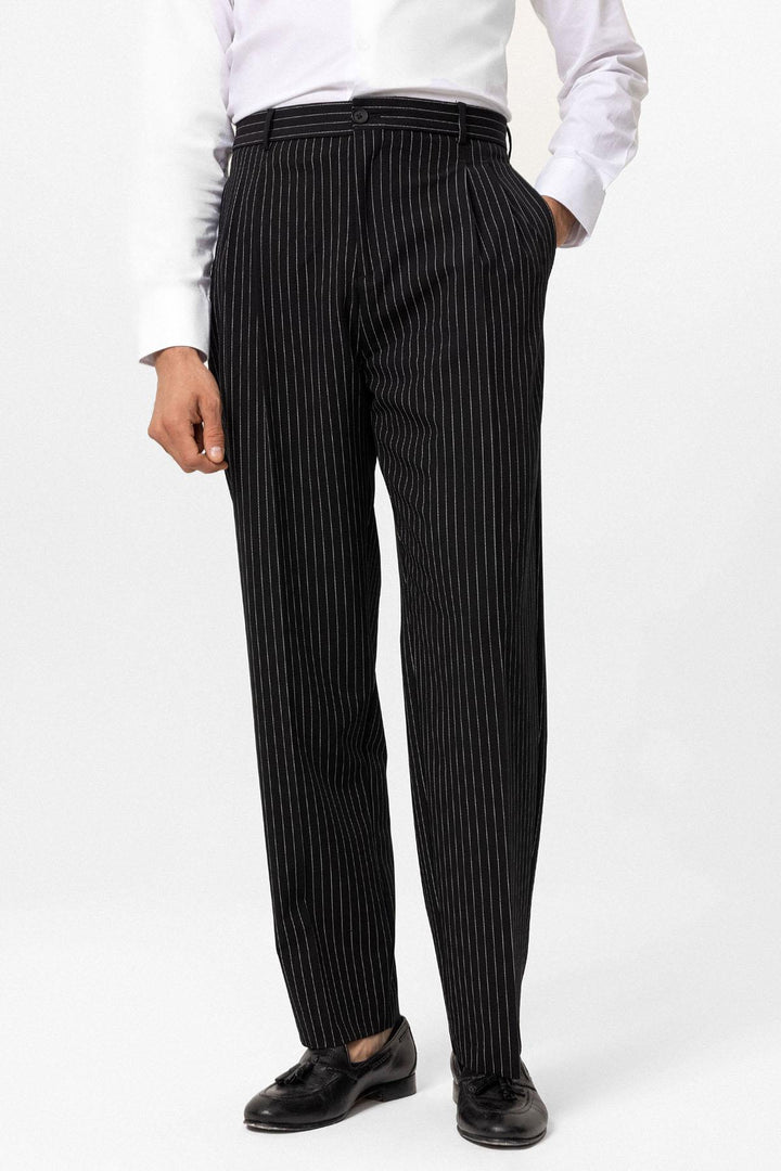 ANT High Waist Relax Fit Striped Men's Pants - West Des Moines