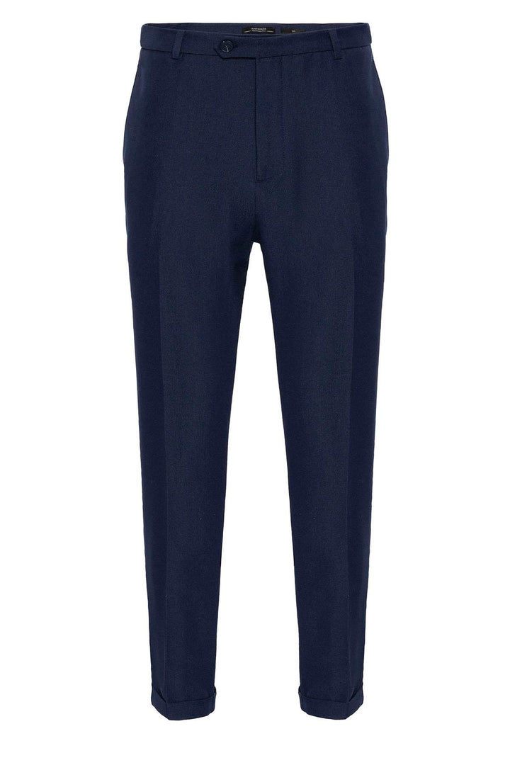 ANT Slim Fit Double Leg Men's Trousers - Hempstead