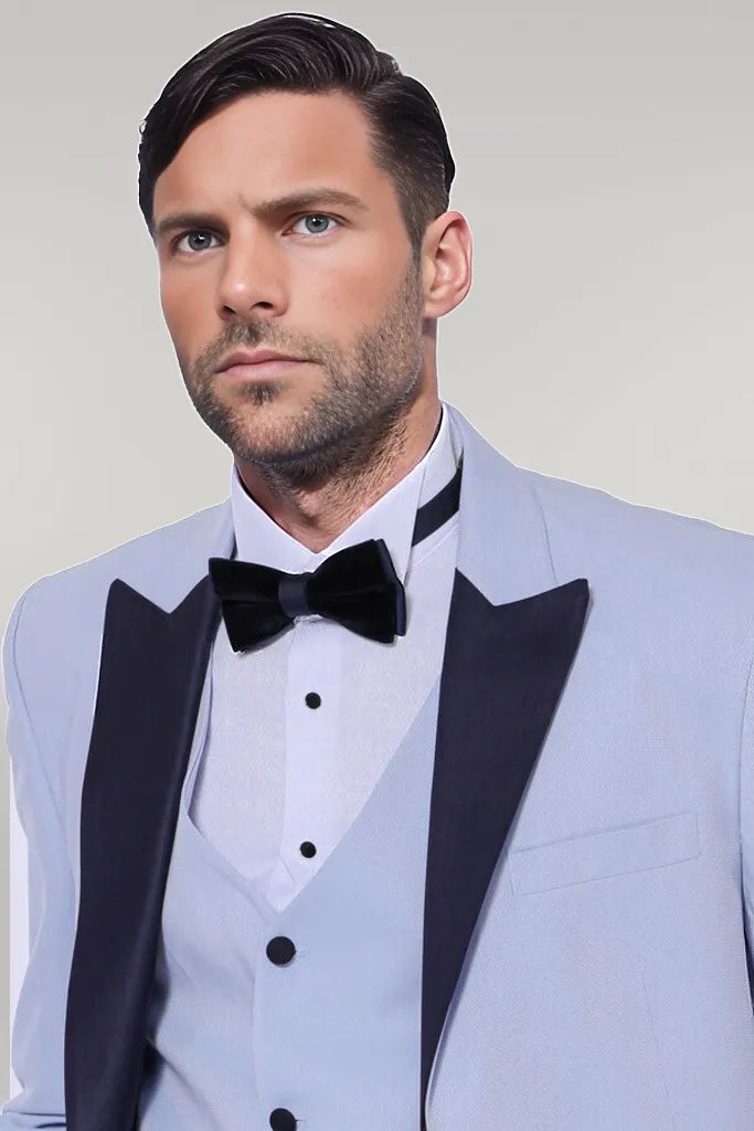 WSS Soft Blue Wedding Suit  - Singen