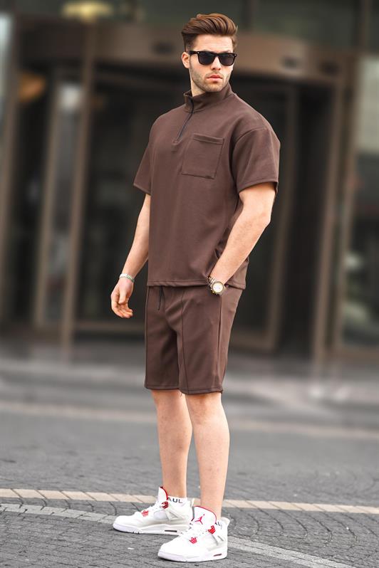 MDX Brown Syppered Men Shorts Suit 5947 - Галифакс