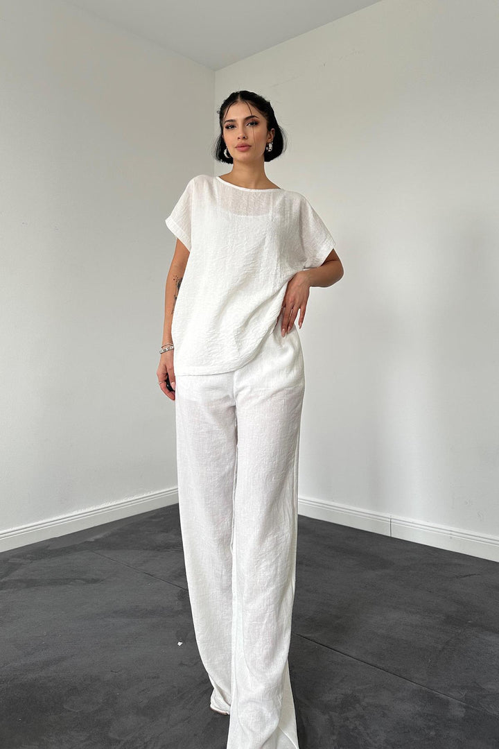 ELS T-Shirt and Pants Set - White - Hamburg