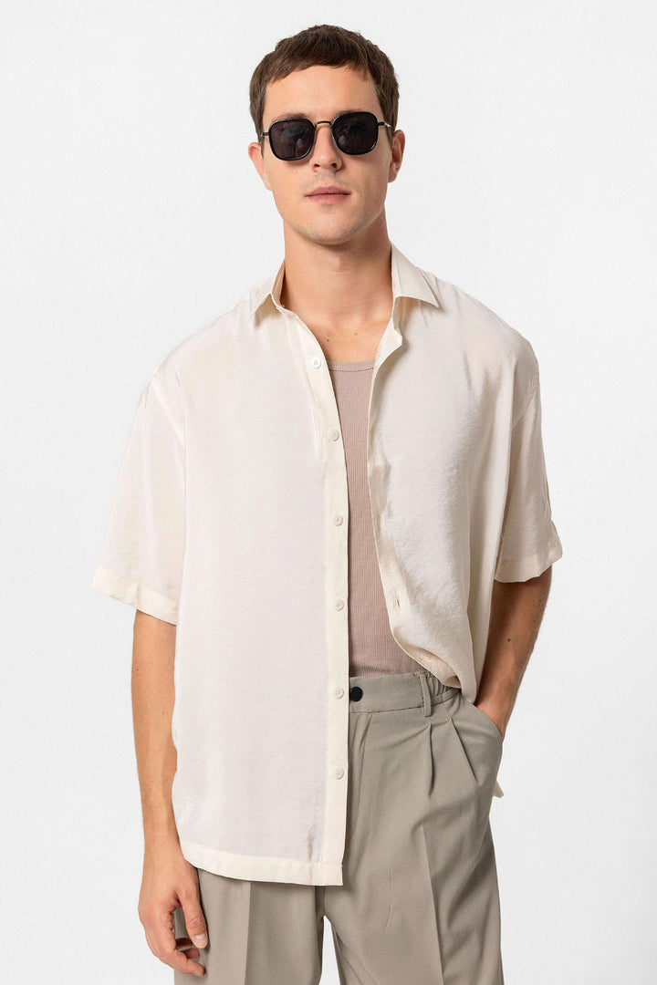 ANT Short Sleeve Oversized Men's Shirt - London