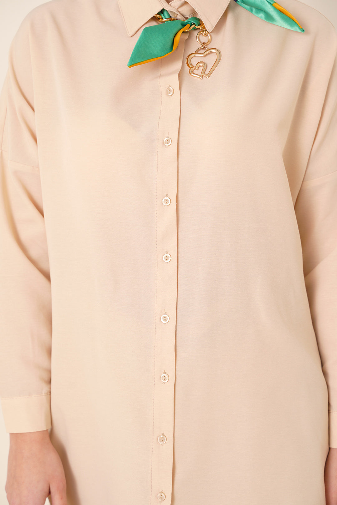 BGD Women Hijab Tunic - Beige - Avondale