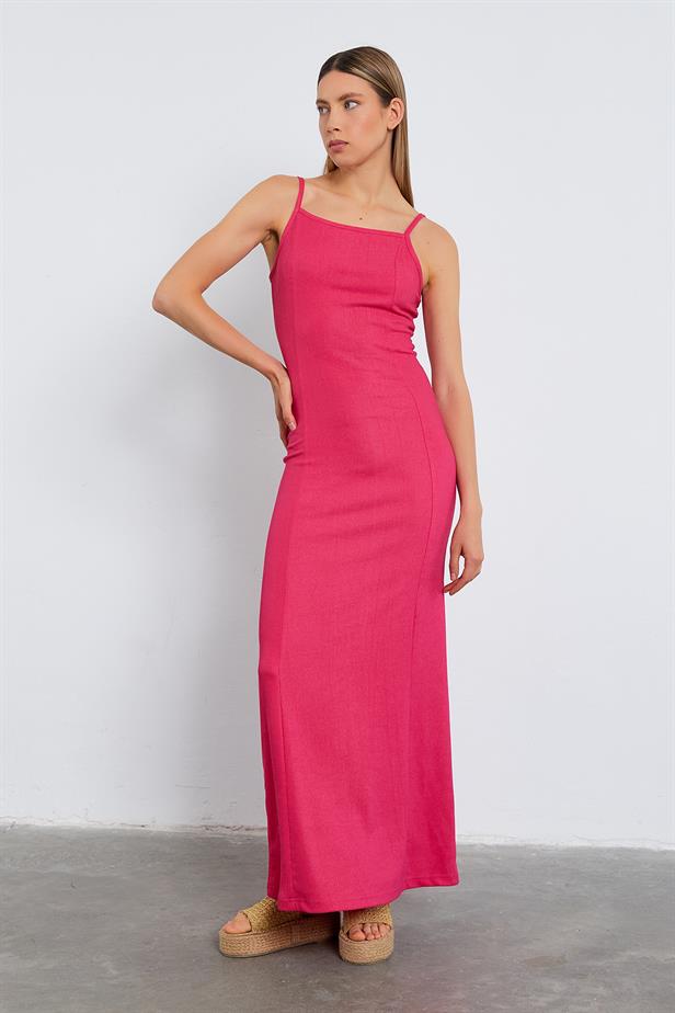 RYN Wholesale Basic Dress Fuchsia - New Albany