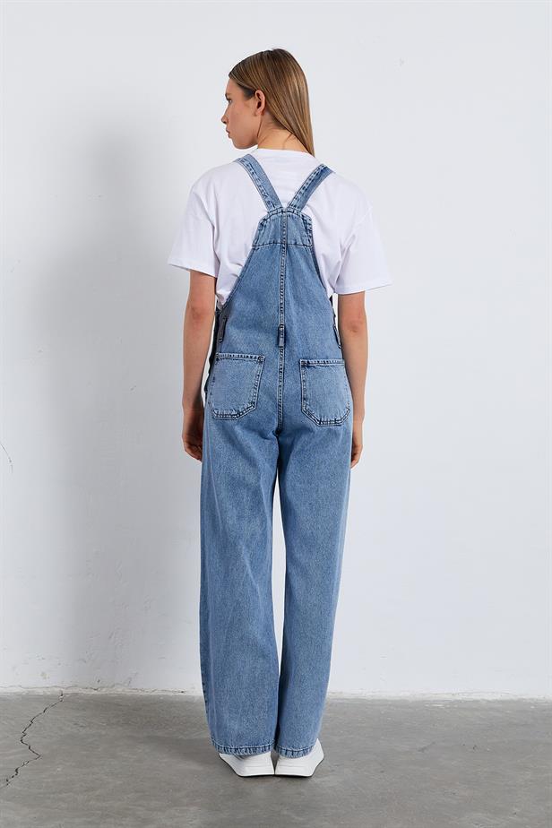 RYN Denim Jumpsuit - BLUE - Upper Hutt