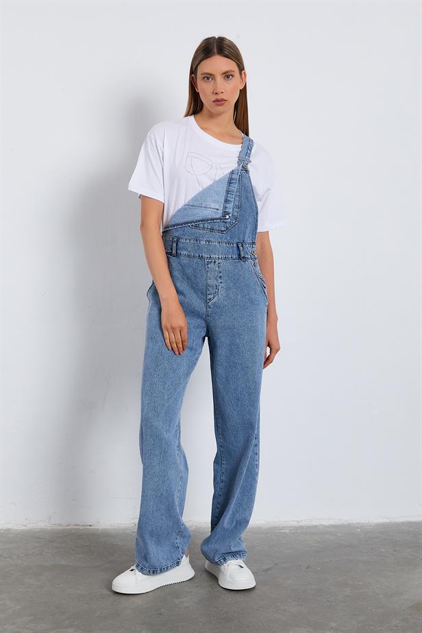 RYN Denim Jumpsuit - BLUE - Upper Hutt