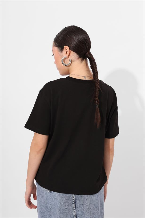 RYN Wholesale Round Neck T-shirt Black - Kiel