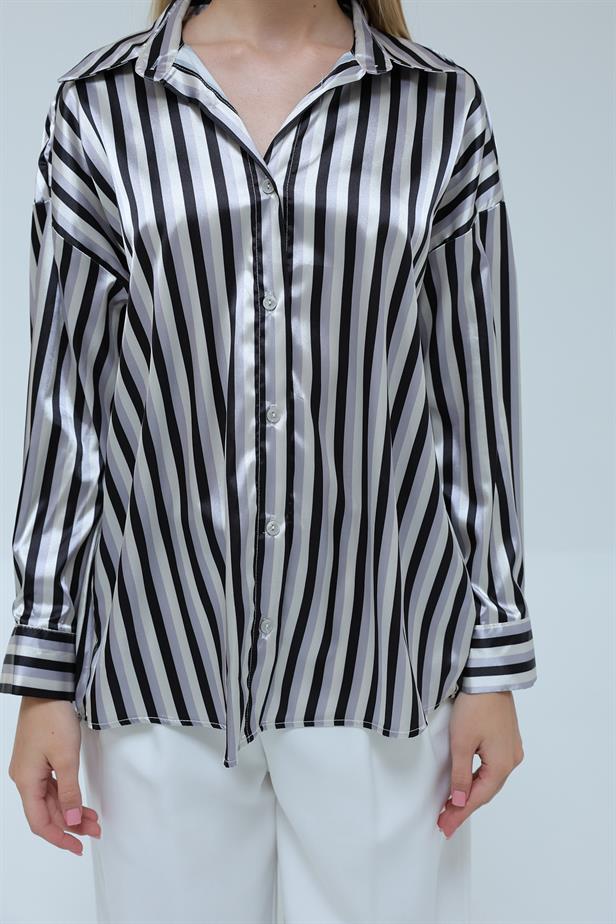 RYN Wholesale Striped Shirt Black - Gandía