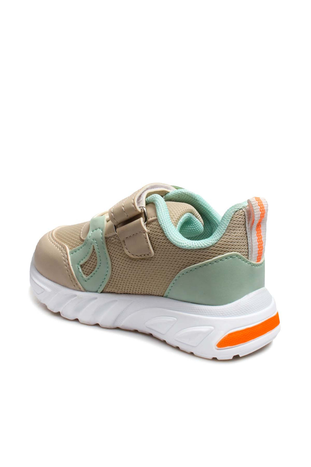 FST Unisex Kids Sneaker Shoes 461BA105 Beige Water Green Orange - Zacualtipán