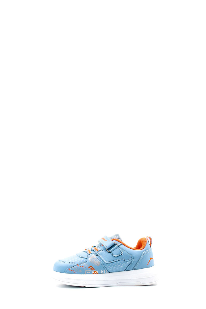 FST Unisex Kids Sneaker Shoes 461XCA210 Light Blue Orange - Adeje