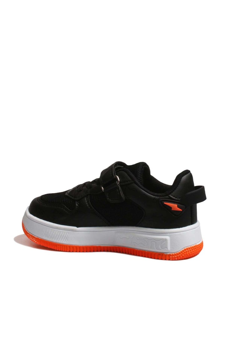 FST Unisex Kids Sneaker Shoes 461XCA3002 Black F.Orange - Southall