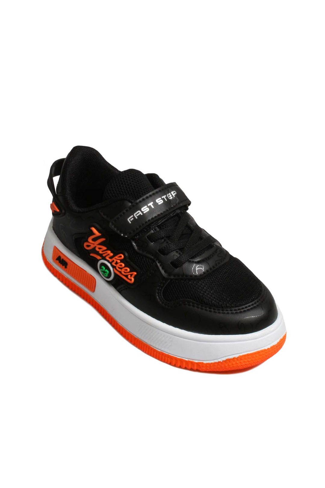 FST Unisex Kids Sneaker Shoes 461XCA3002 Black F.Orange - Southall