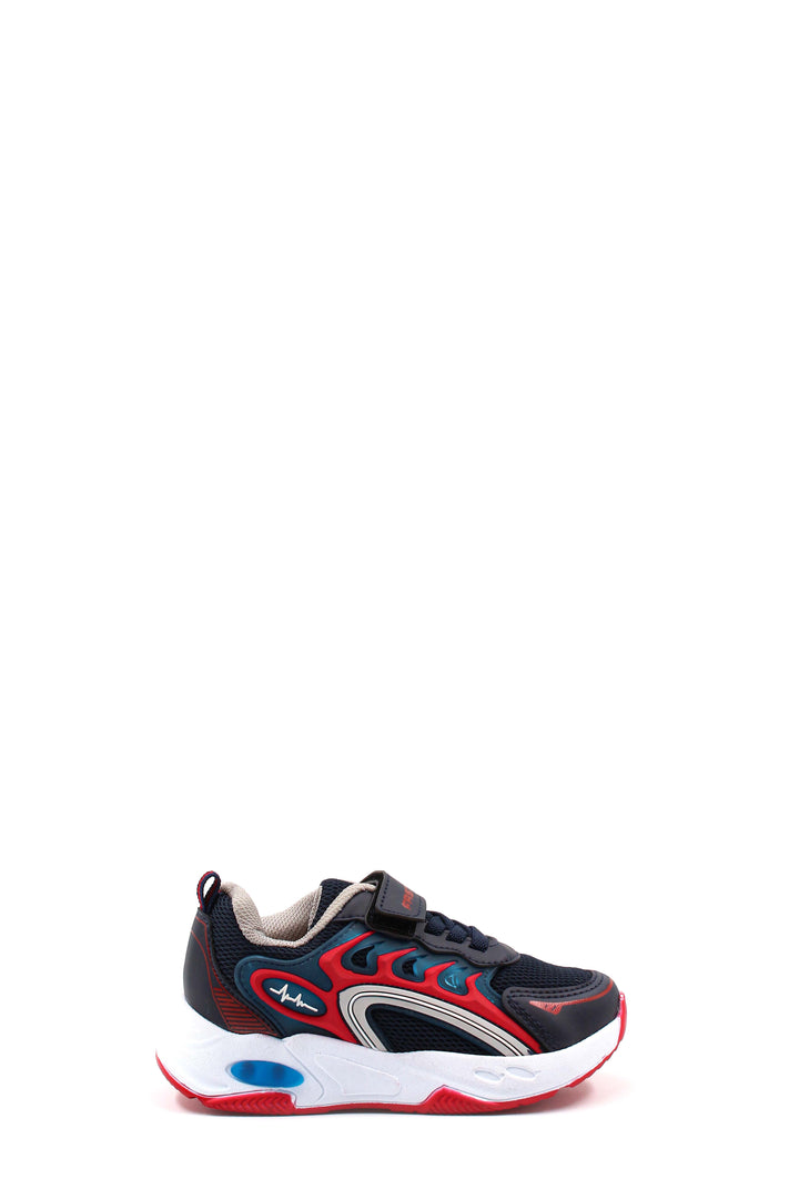 FST Unisex Kids Sneaker Shoes 461XCA325 Navy Ice Red - Perote