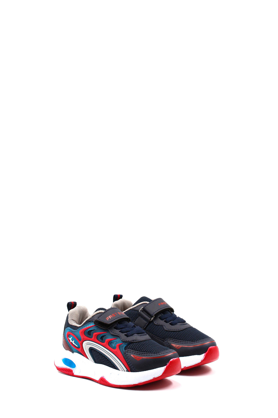 FST Unisex Kids Sneaker Shoes 461XCA325 Navy Ice Red - Perote