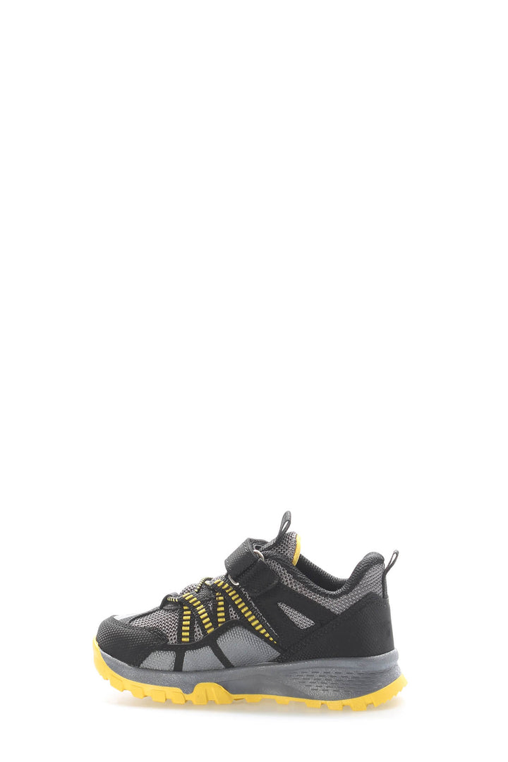 FST Unisex Kids Sneaker Shoes 615XCA2000 Black Smoke Yellow - Burlington