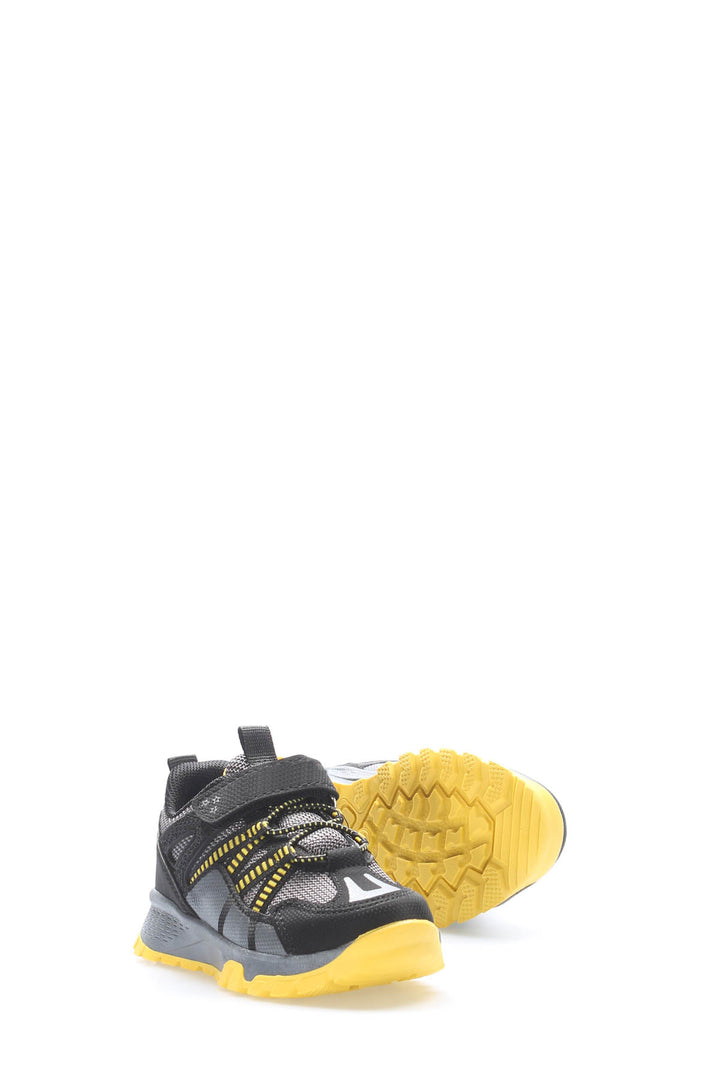 FST Unisex Kids Sneaker Shoes 615XCA2000 Black Smoke Yellow - Burlington