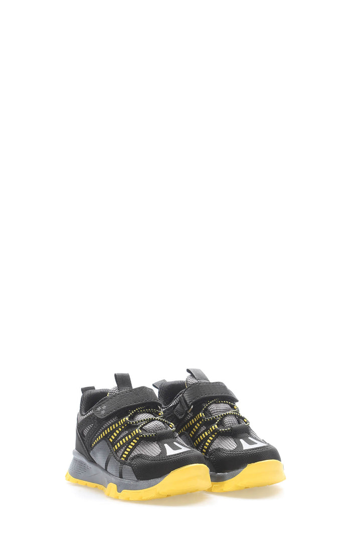 FST Unisex Kids Sneaker Shoes 615XCA2000 Black Smoke Yellow - Burlington