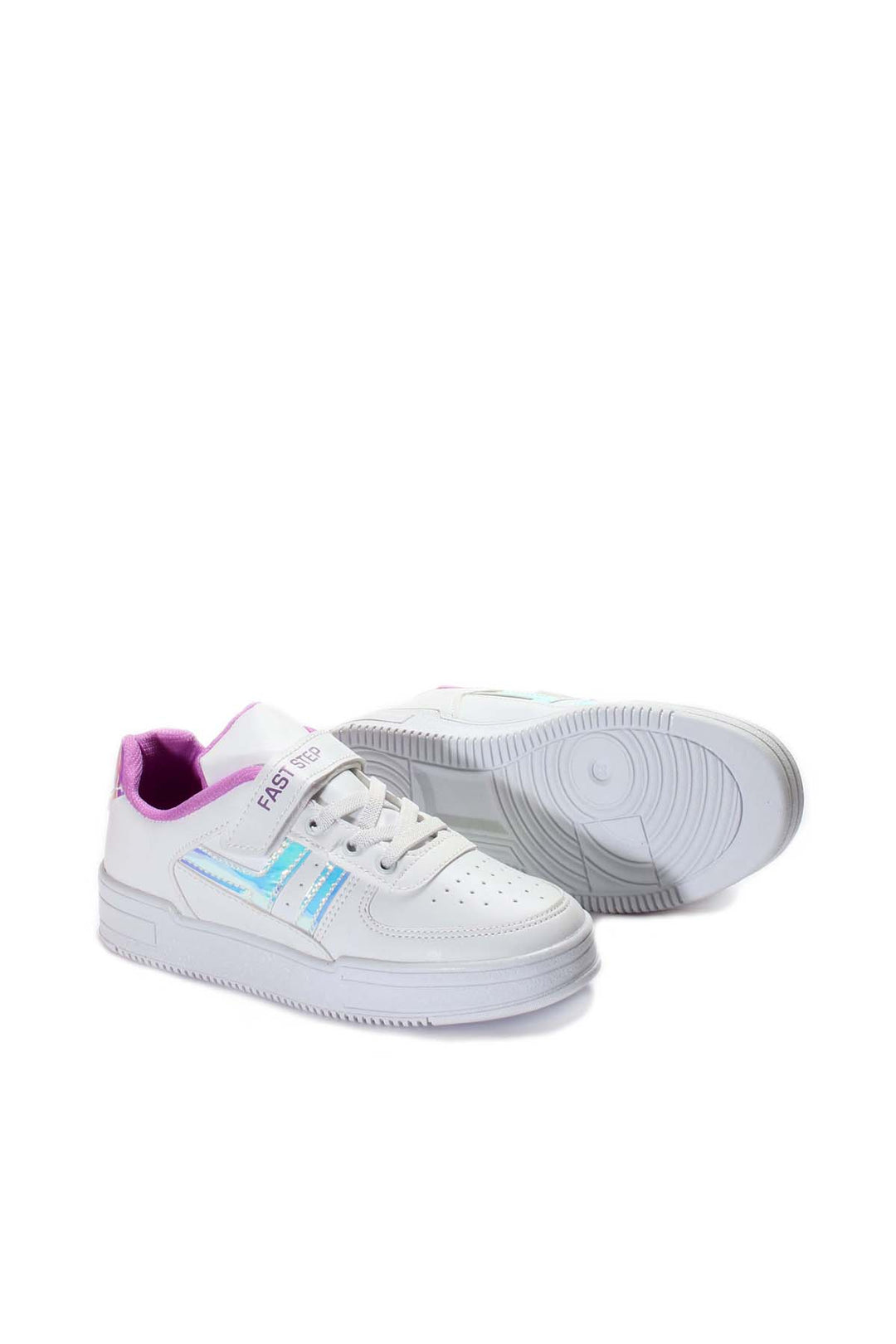 FST Unisex Kids Sneaker Shoes 868XCA2024 White Lilac - Neu-Ulm