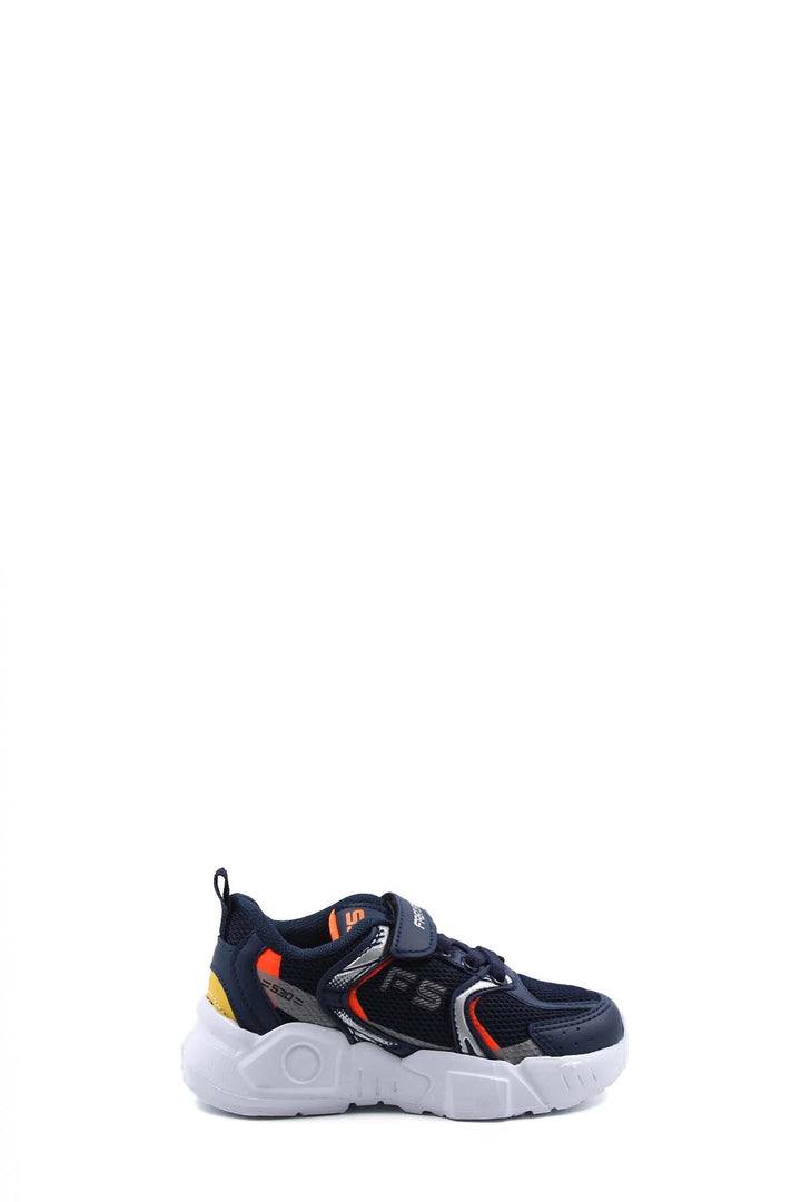 FST Unisex Kids Sneaker Shoes 868XCAF2110 Navy Orange - Ciudad Mante