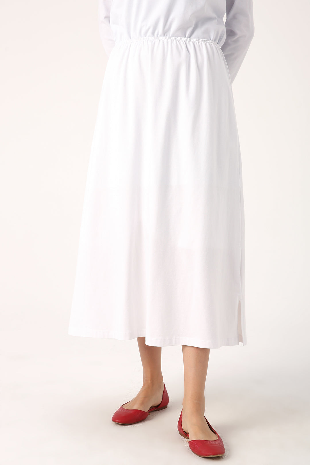 TLD Women Allday White Long Jersey Skirt Lining - Molina de Segura