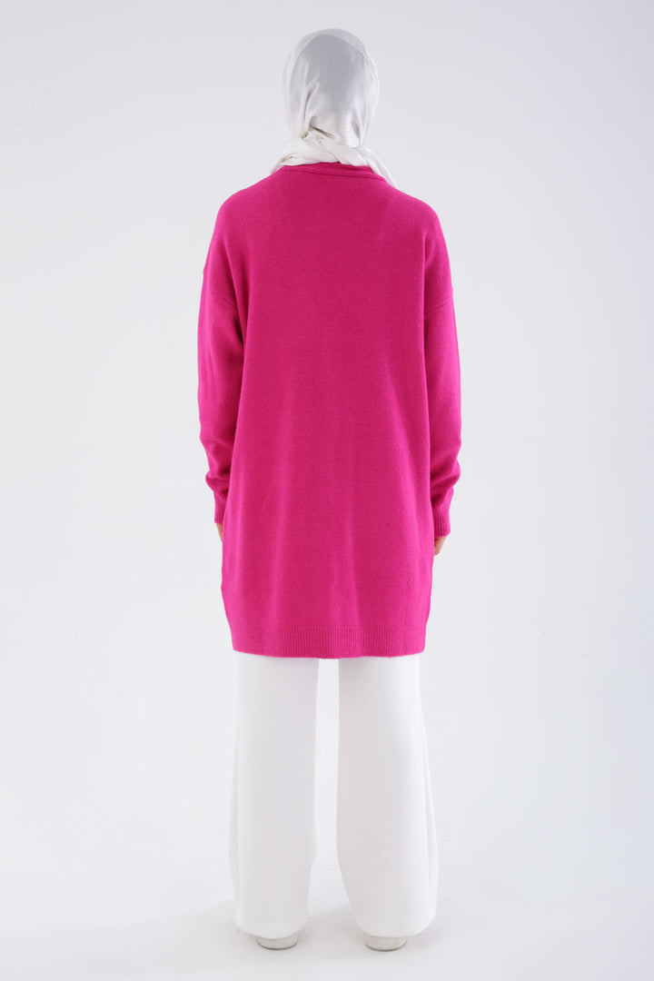 Tld Women Allday Fuchsia Coarder Kink Cardigan - évreux