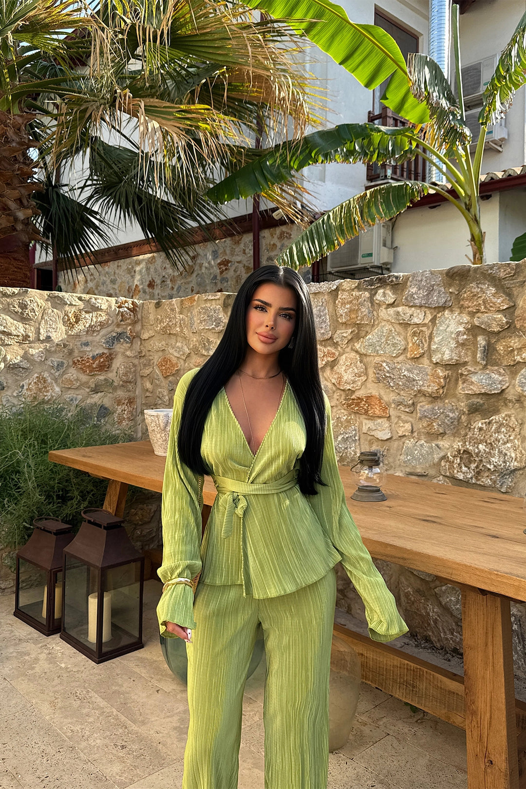 EYY Women Olive Green Tracksuit - San Bruno