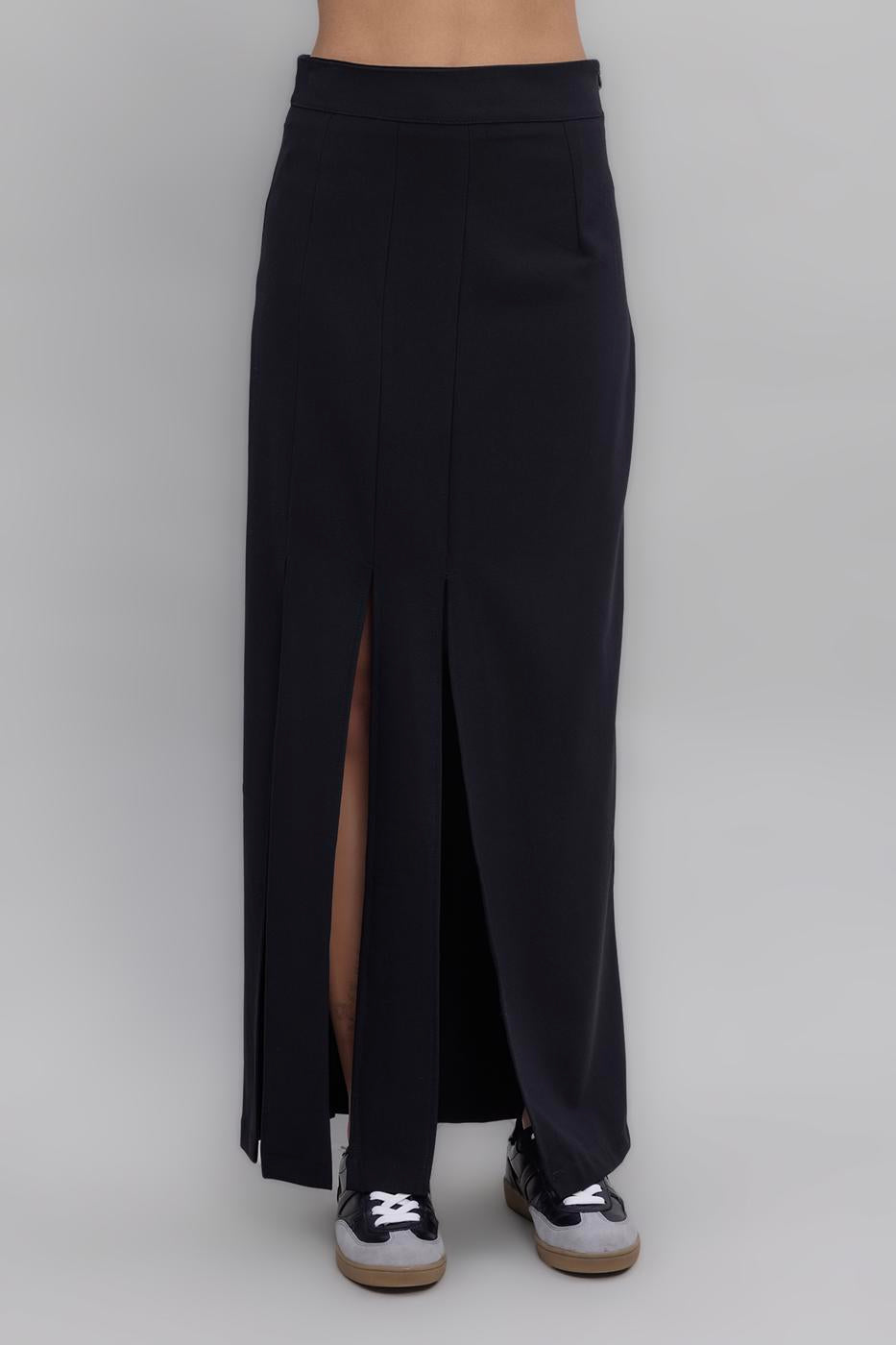 BSL Women Side Slit Detailed Maxi Skirt - Turin