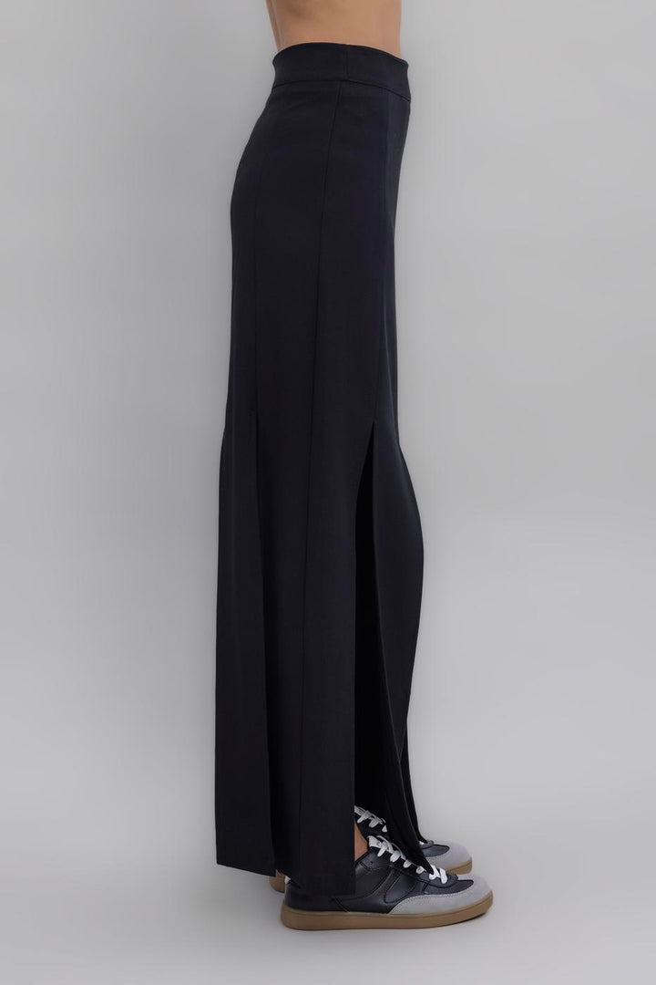 BSL Women Side Slit Detailed Maxi Skirt - Turin