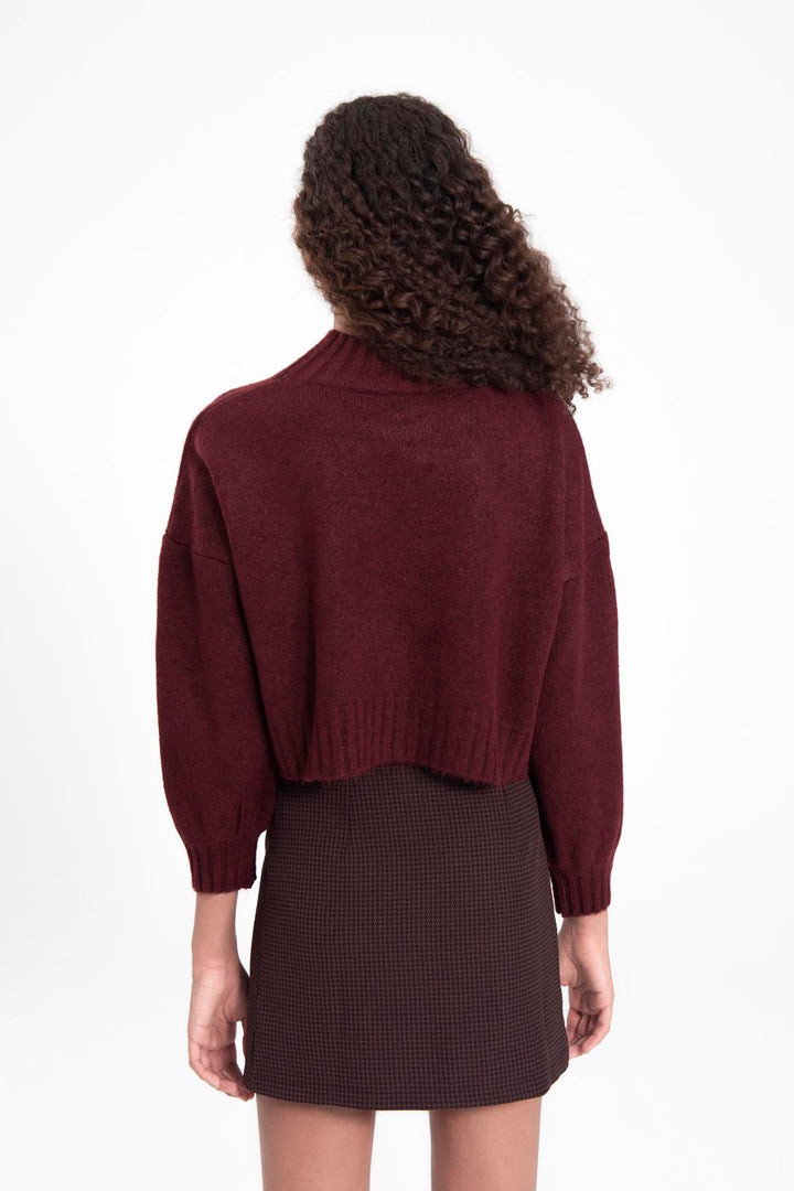 BSL Women Half roll-neck knitted sweater - Querétaro