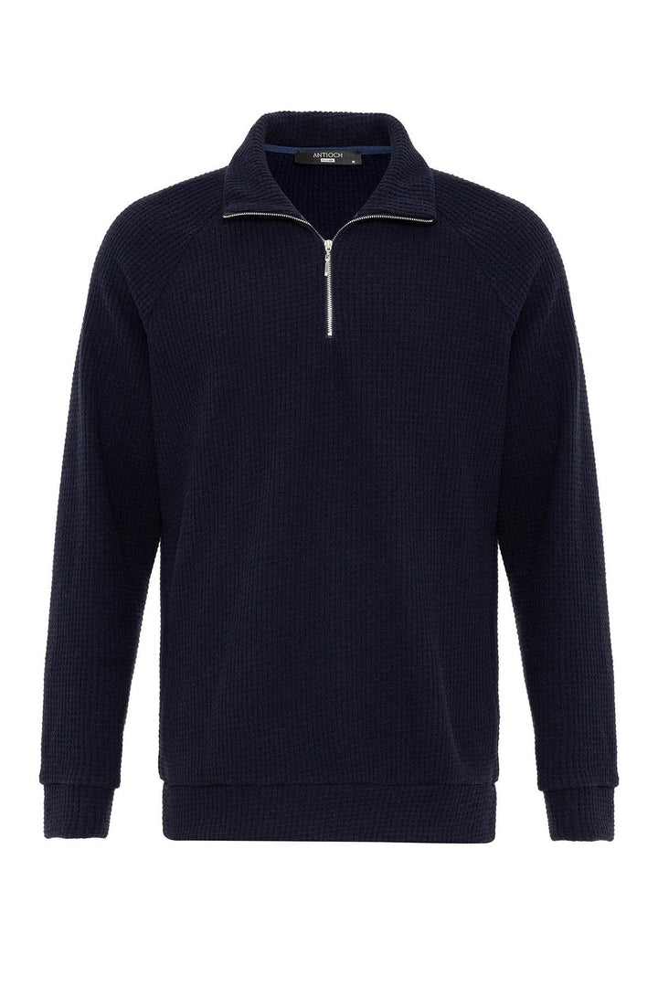 ANT Half Zipper High Collar Men's Sweater - Vitsyebsk