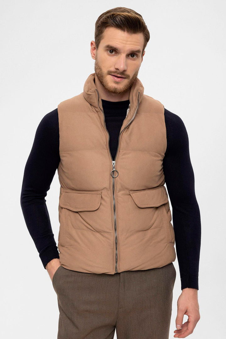 ANT Stand Collar Puffer Men's Coat - Barneveld