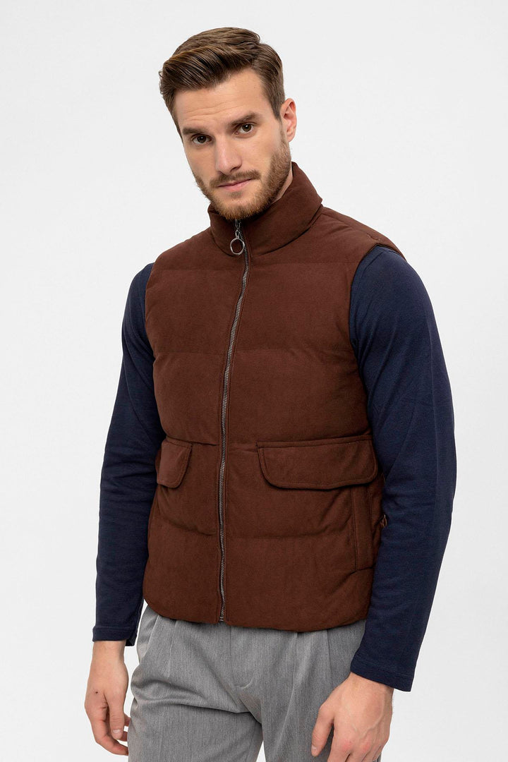 ANT Stand Collar Puffer Men's Coat - Dendermonde