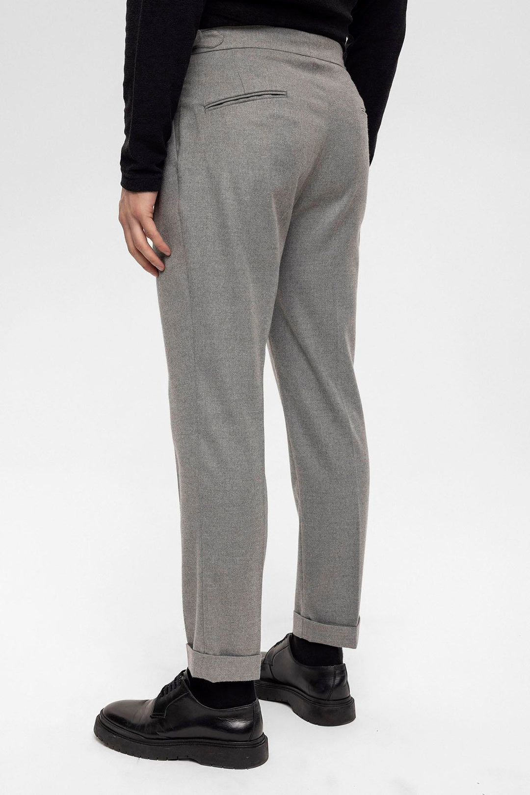 ANT High Waist Double Pleated Men's Trousers - Ontario