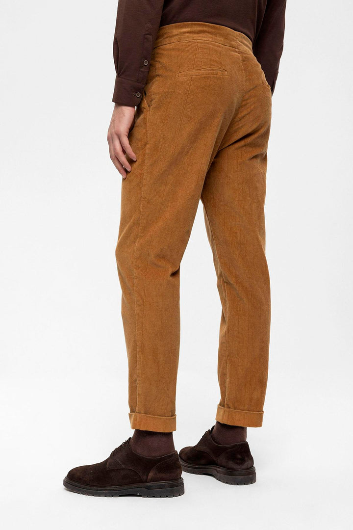 ANT High Waist Double Leg Velvet Men's Trousers - Paramount