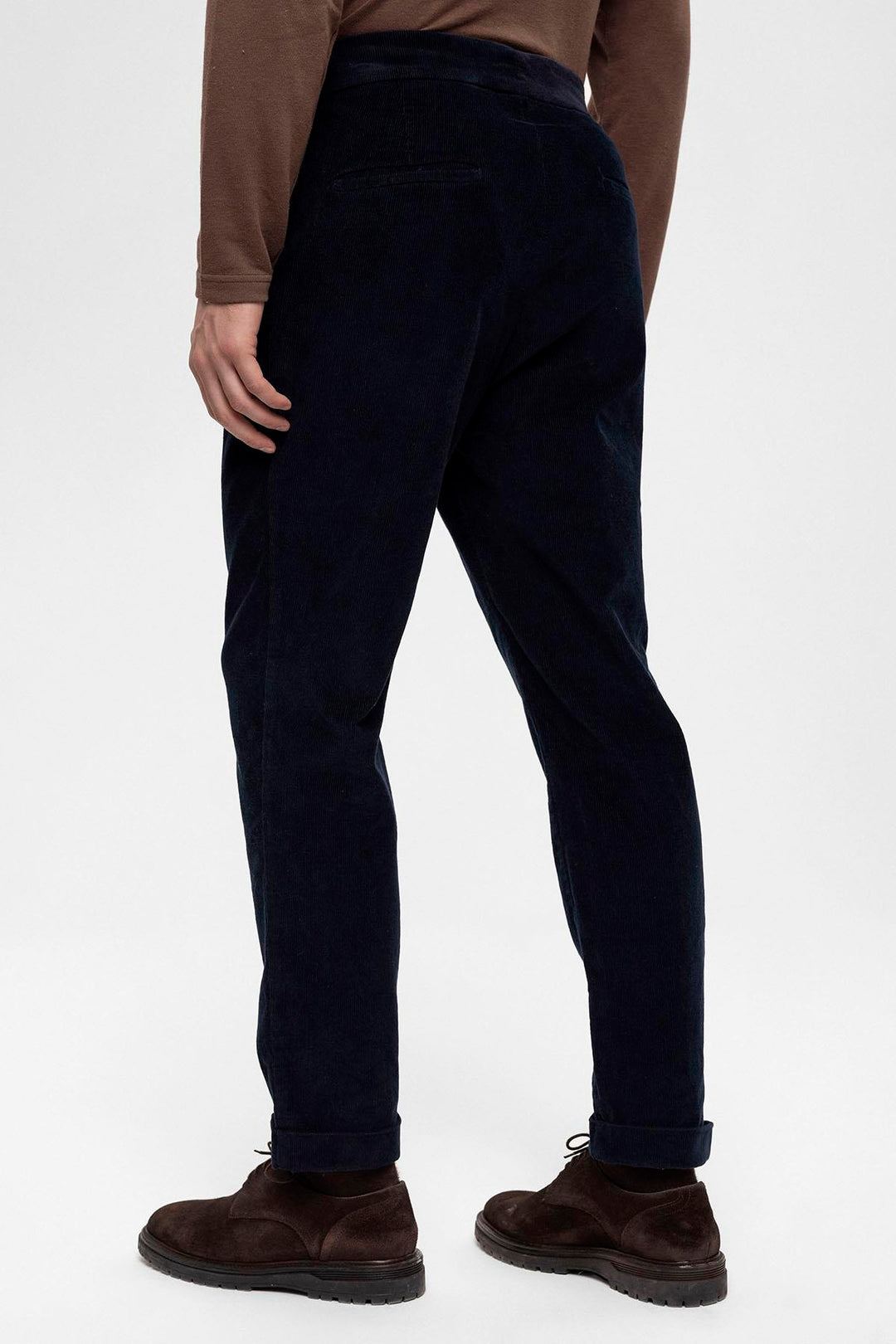 ANT High Waist Double Leg Velvet Men's Trousers - Romny