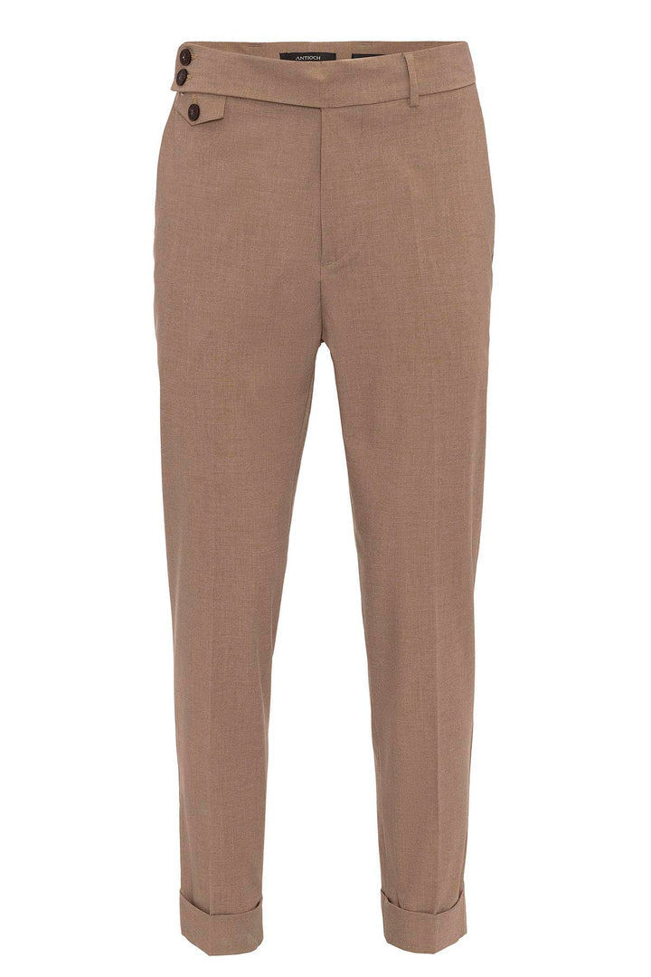 ANT High Waist Button Closure Men's Trousers - Dinslaken