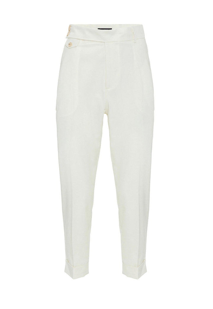 ANT High Waist Button Closure Men's Trousers - Mönchengladbach