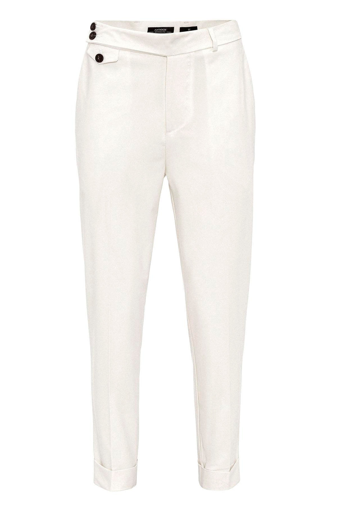 ANT High Waist Button Closure Men's Trousers - Mönchengladbach