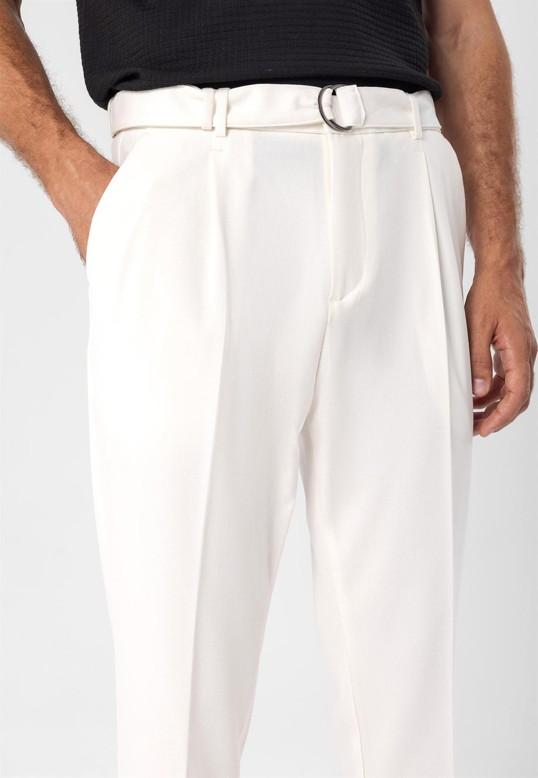 ANT High Waist Girdle Closure Men's Trousers - Davis