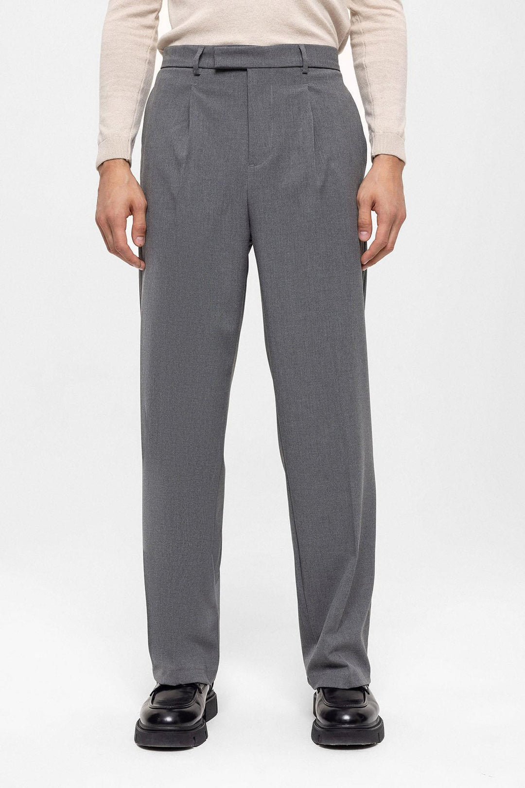 ANT High Waist Zippered Men's Trousers - Woking