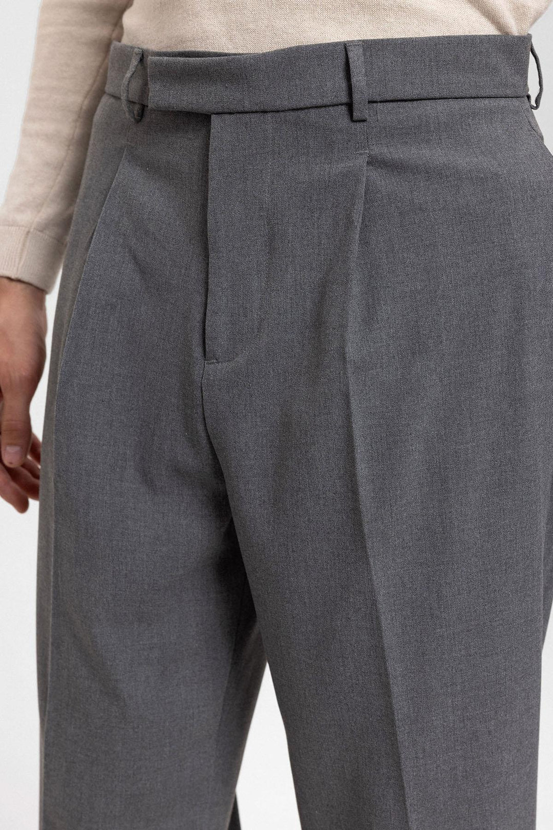 ANT High Waist Zippered Men's Trousers - Woking