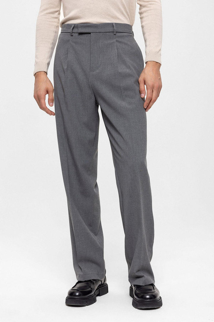 ANT High Waist Zippered Men's Trousers - Woking